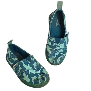 Tom’s GLOW IN THE DARK Toddler Baby Alpargata Whale Shark Shoes